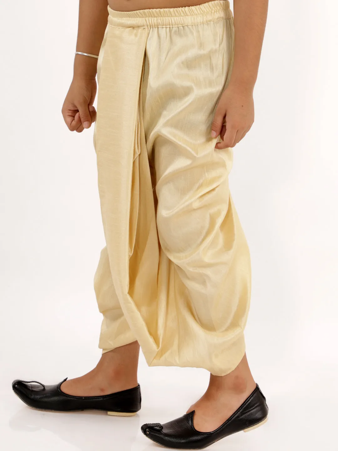 Boy's Gold Traditional Dhoti - Vastramay Boys