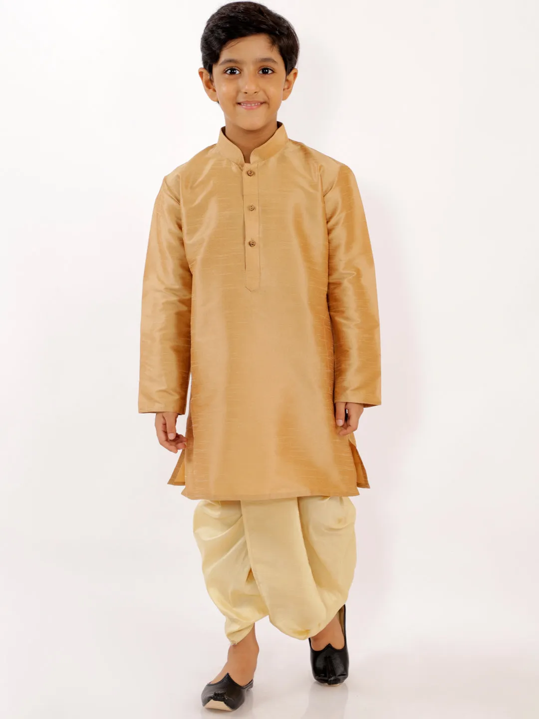 Boy's Gold Traditional Dhoti - Vastramay Boys