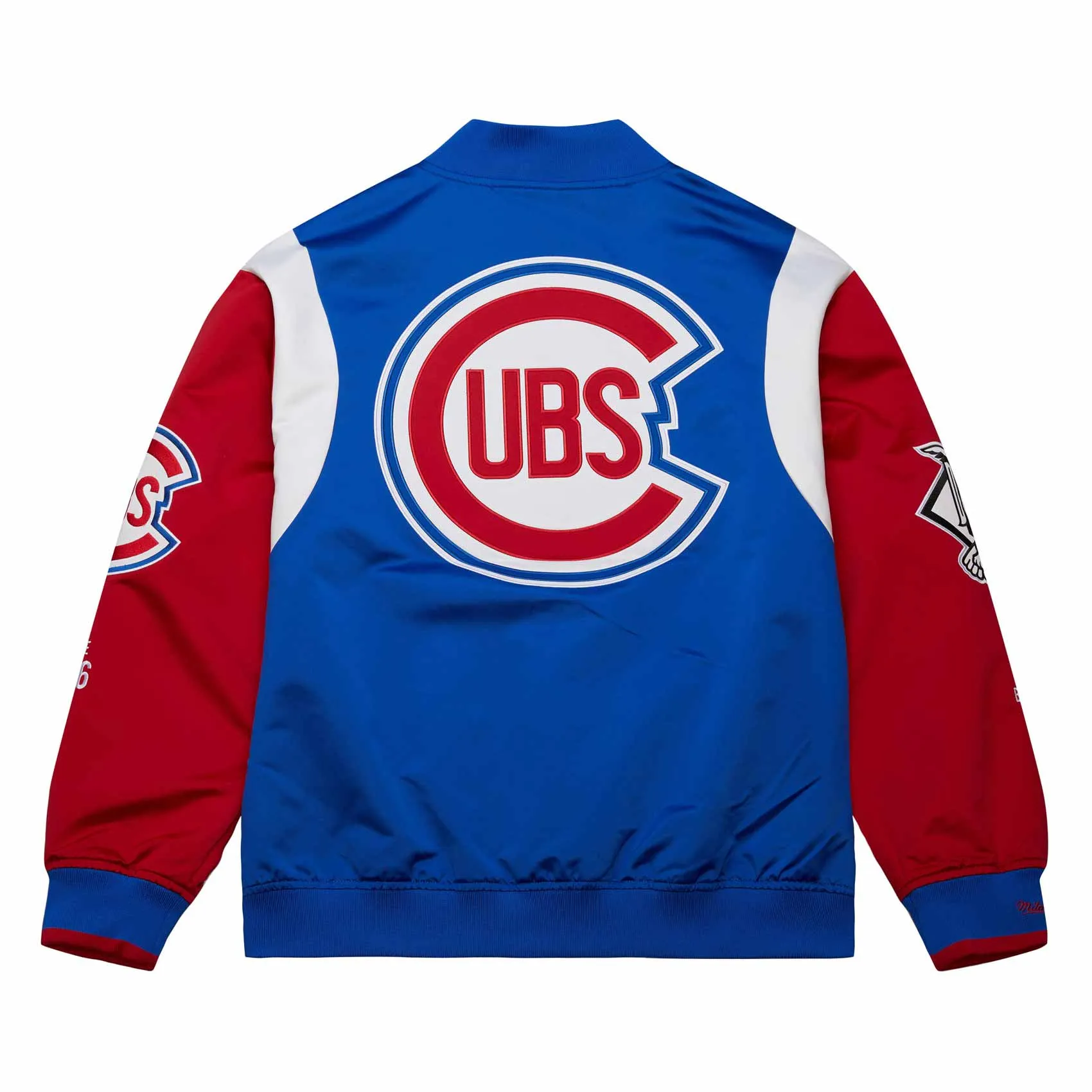 Chicago Cubs Mitchell & Ness Origins Satin Jacket