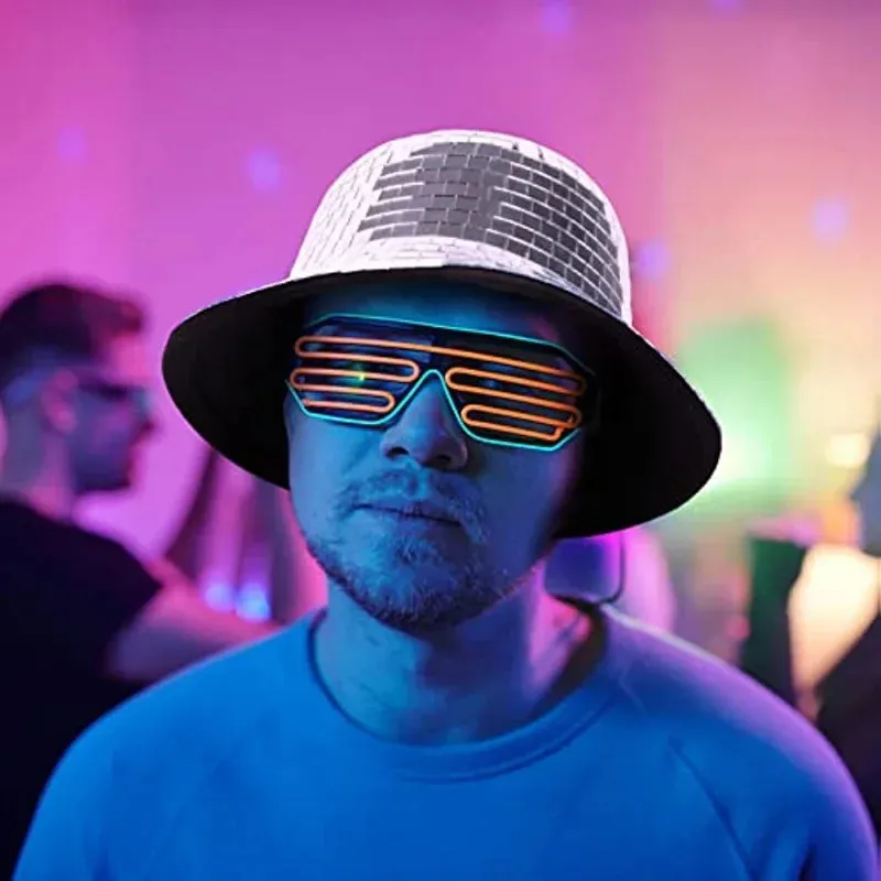 Glitter Mirror Disco Bucket Hat